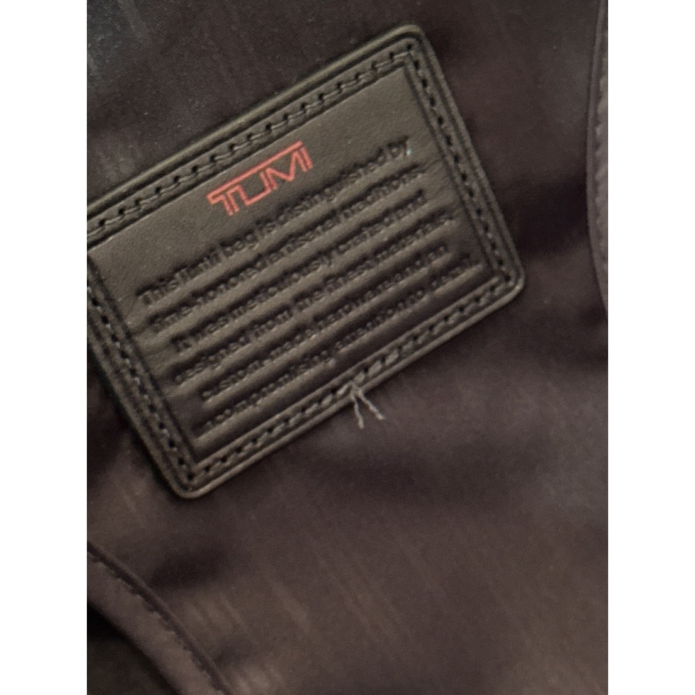 Tumi Alpha Black Ballistic Nylon 2-Wheeled Rolling Carry-On Suitcase Luggage - Picture 7 of 9